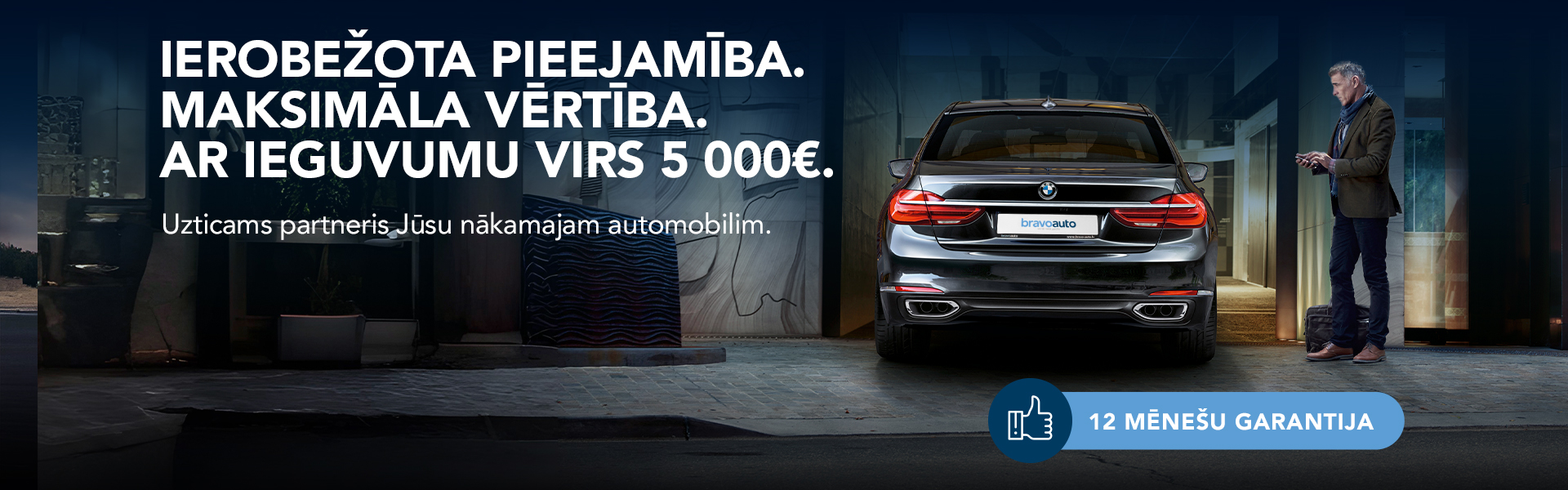 Bravoauto izdevīgi piedāvājumi, vairāk kā 100 mazlietoti auto